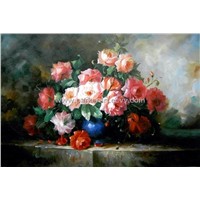 Impressive Flowers - Oil Painting